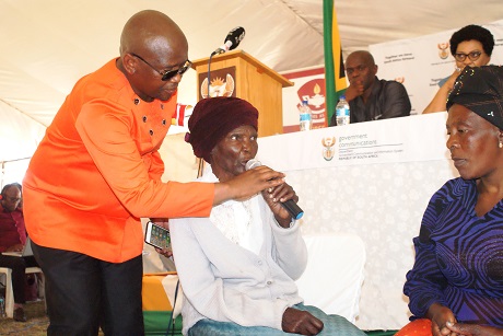 Albertina Sisulu “A woman of fortitude” in recognition of her courage, discipline, integrity and love for her country